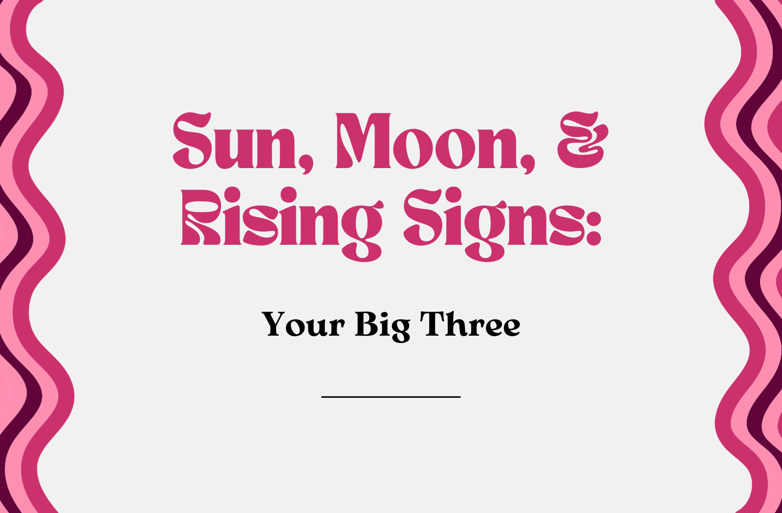 Sun, Moon, and Rising Signs Your Big Three The Young Millennial