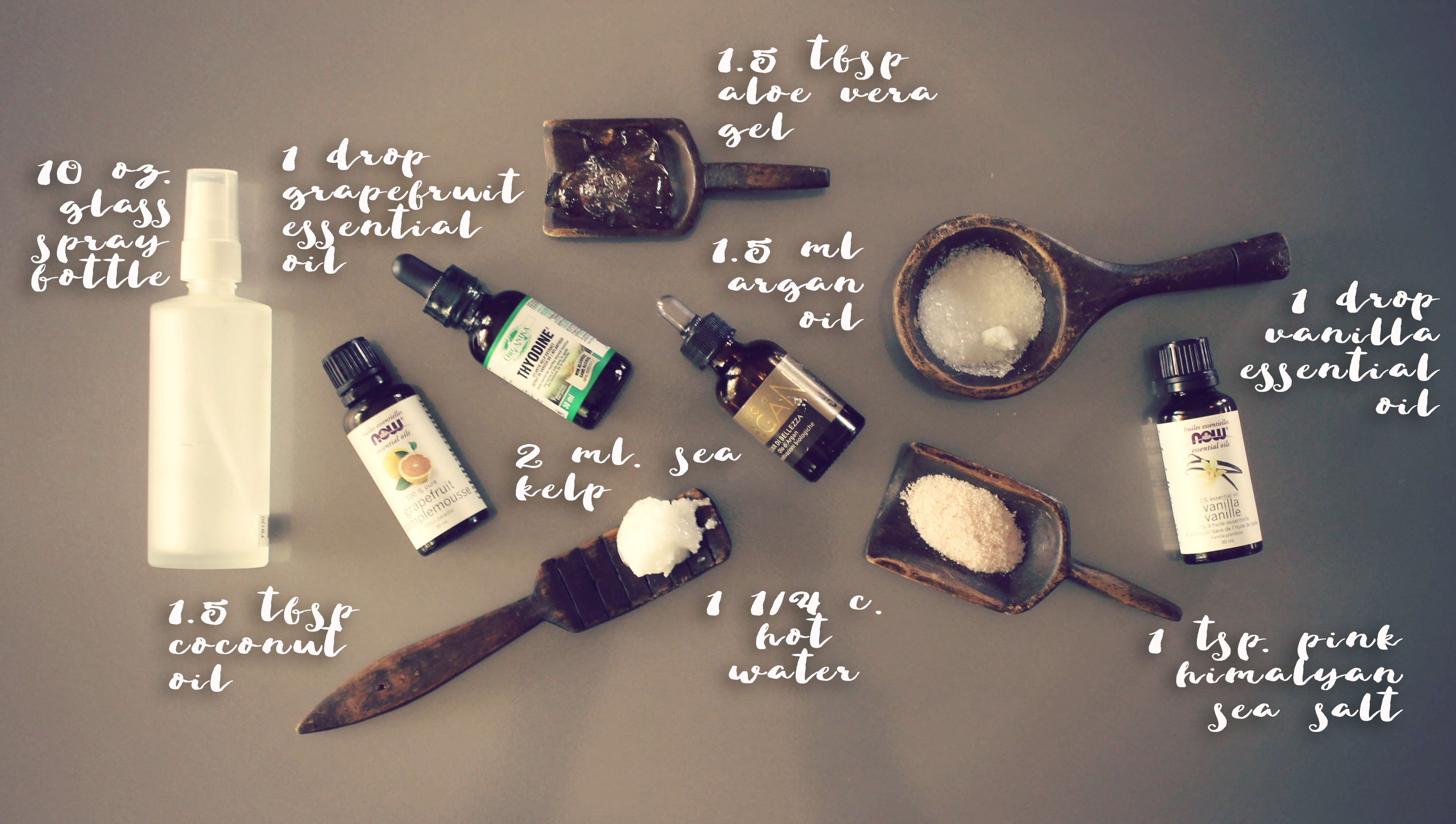 Wellness Wednesday DIY Texturizing Sea Salt Spray They Roar