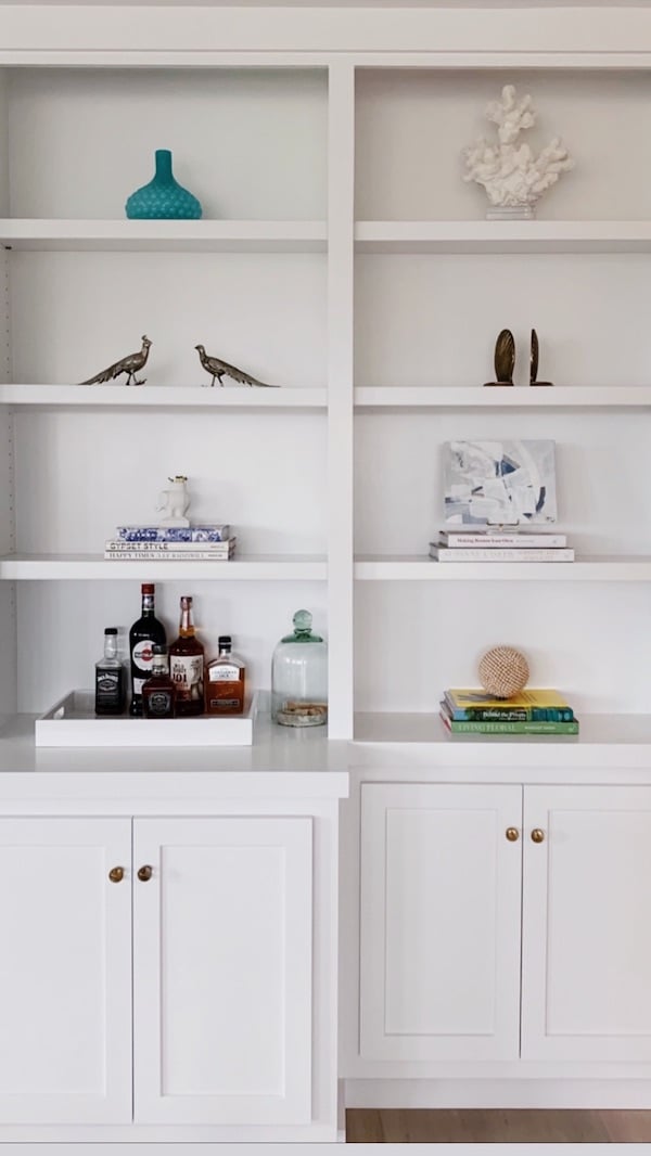 beach house renovation built in bookcase beach house renovation built in bookcase