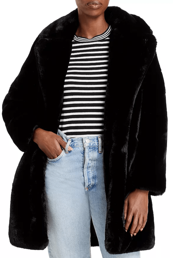 Apparis faux fur coat