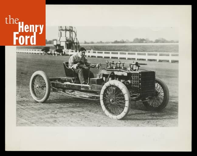 Barney Oldfield Driving the Ford "999" Race Car, 19021903 The Henry Ford