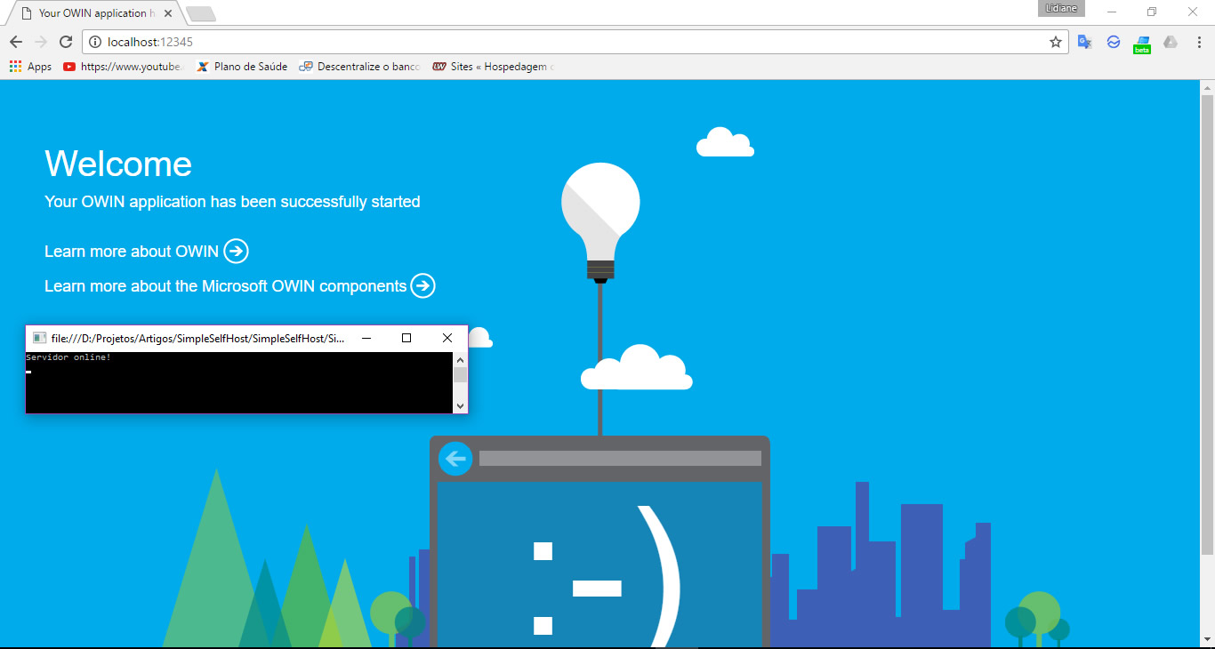 Desenvolvendo suas aplicações com Self Host Thiago