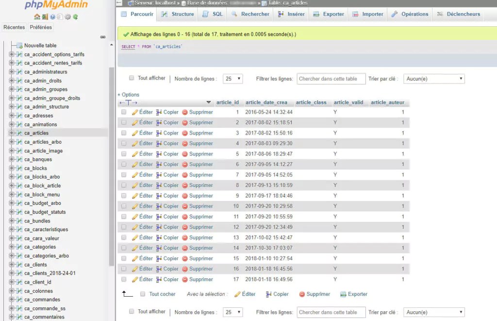 Google Sheets créer des tables de données pour un système d'information NumeriBlog by