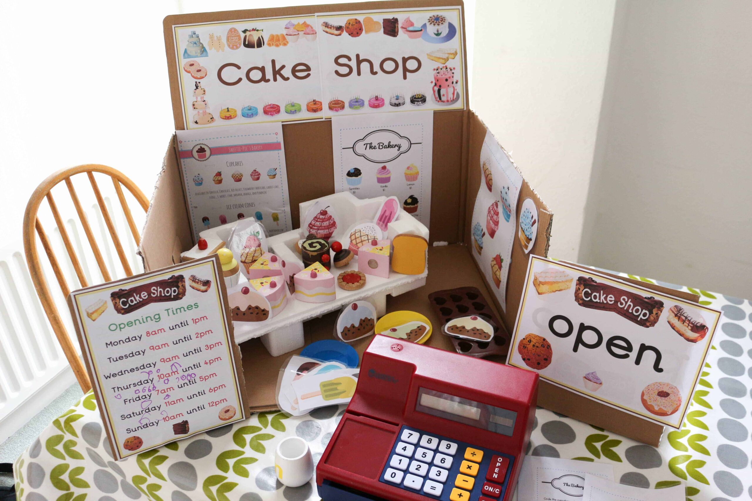 Paper craft with Epson. Making a play bakery! Thimble and Twig