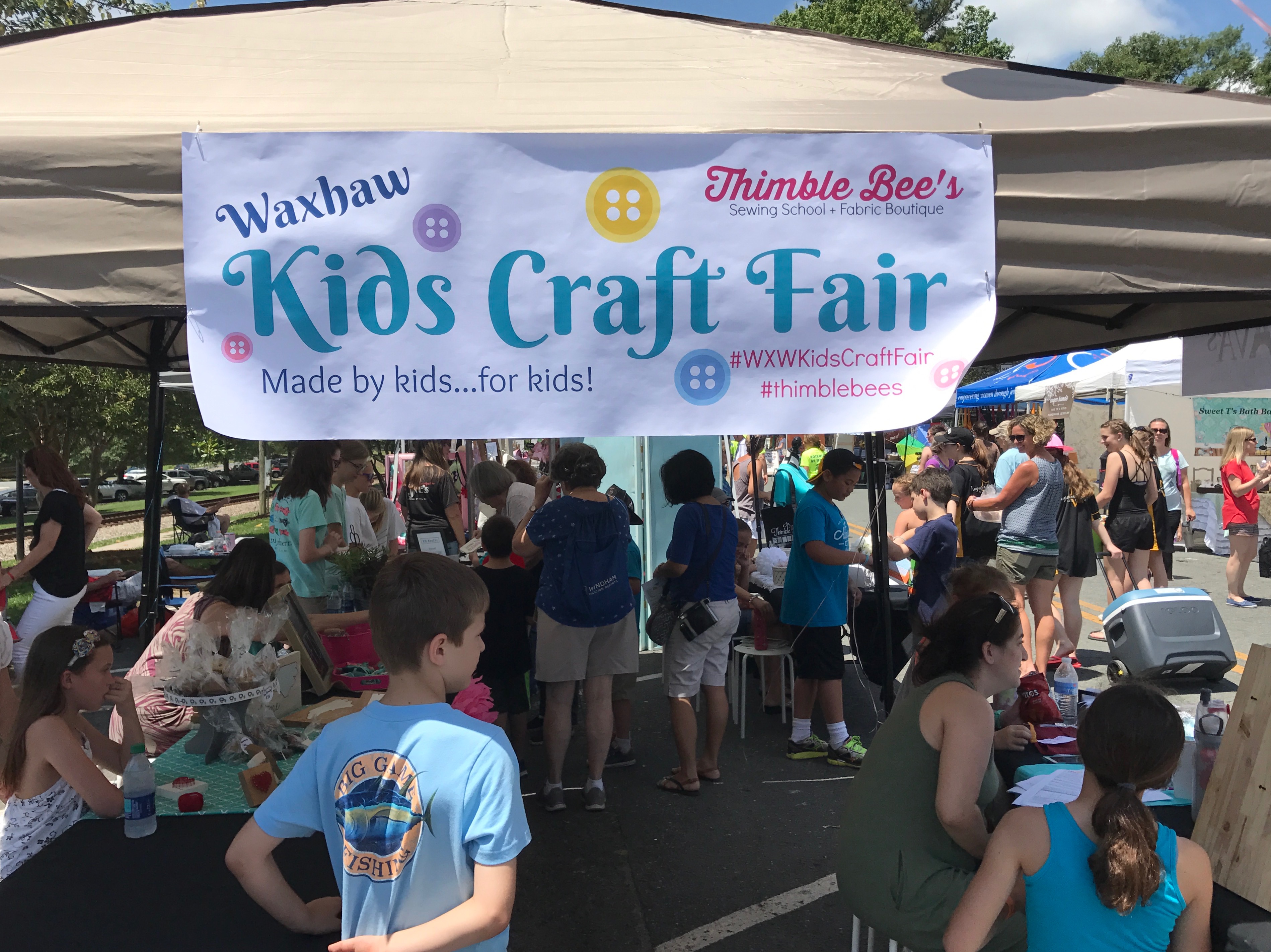 Kids Craft Fair 2017 Thimble Bee's Sewing School