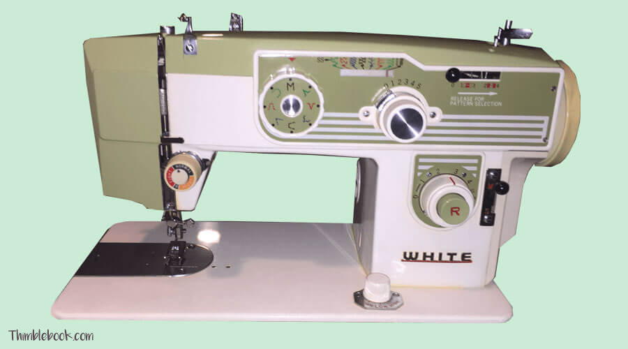 Let’s Talk About Mean Green White 675 Sewing Machine Thimble Book