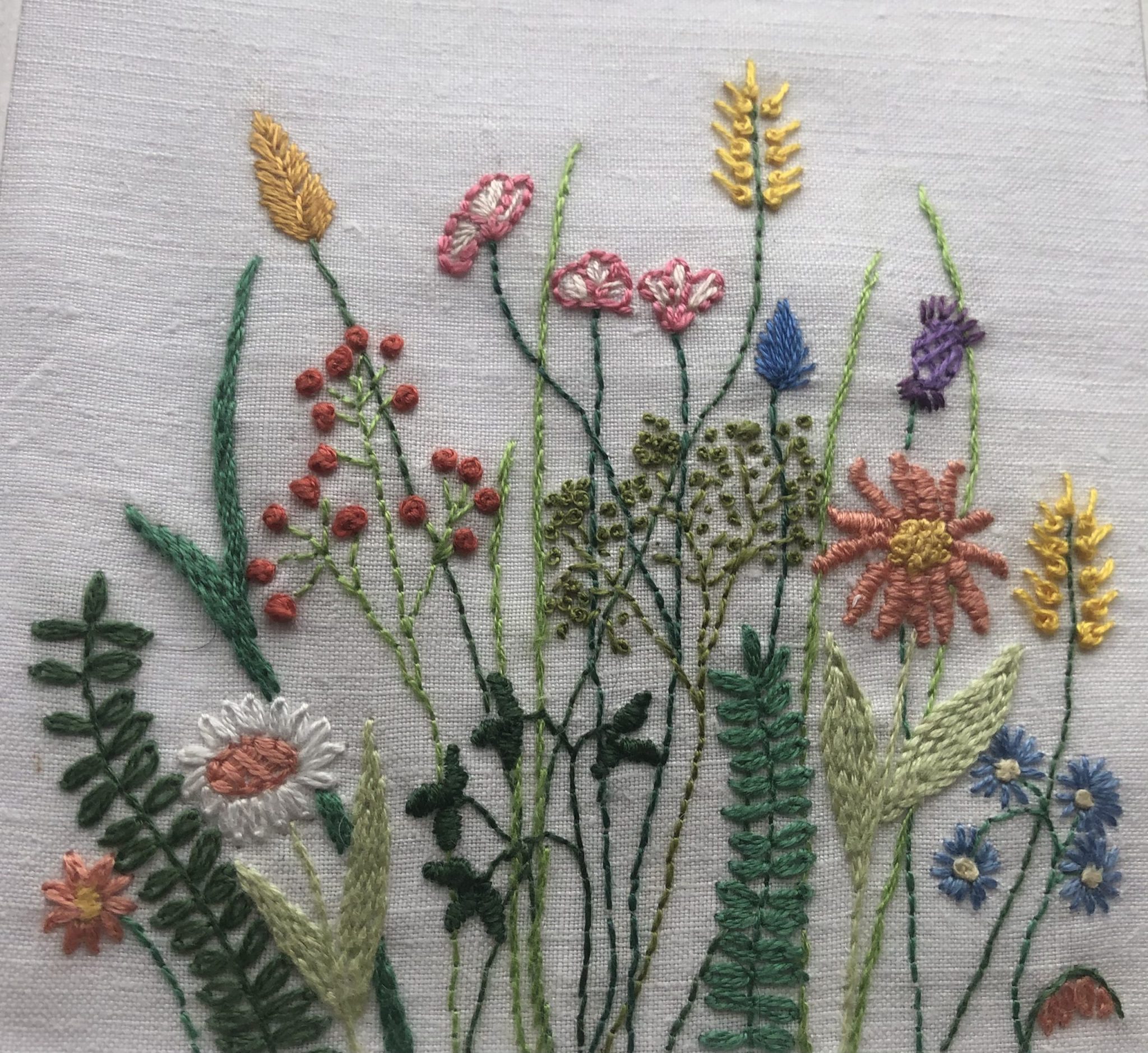 Thimblestitch Hand Embroidery Kits Summer Garden ⋆ ThimbleStitch at Zoë’s