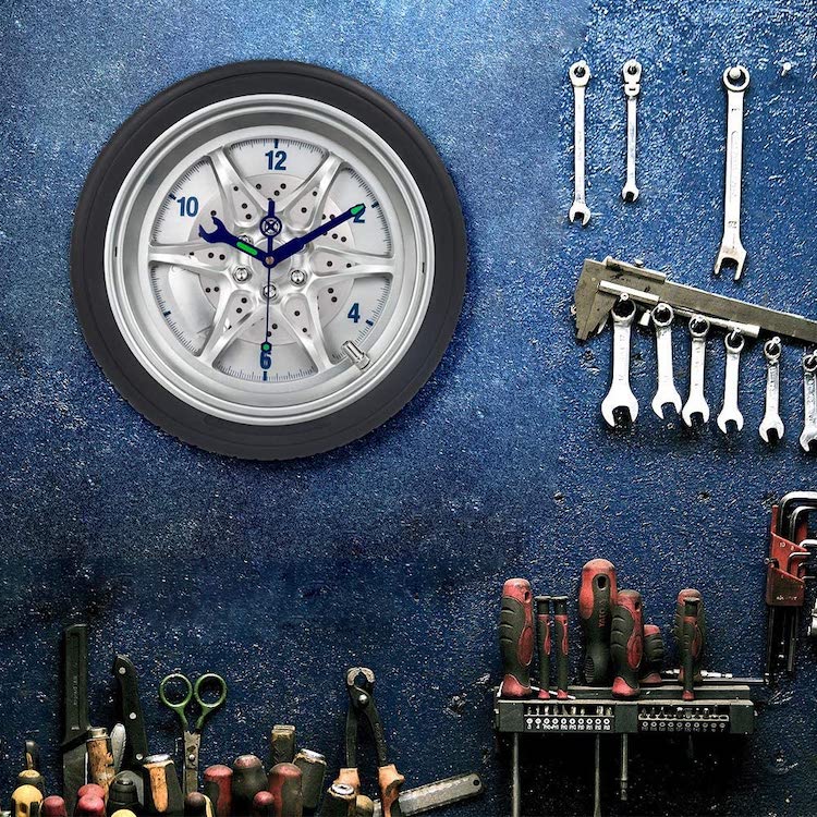 Tire Rim Wall Clock This Year's Best Gift Ideas