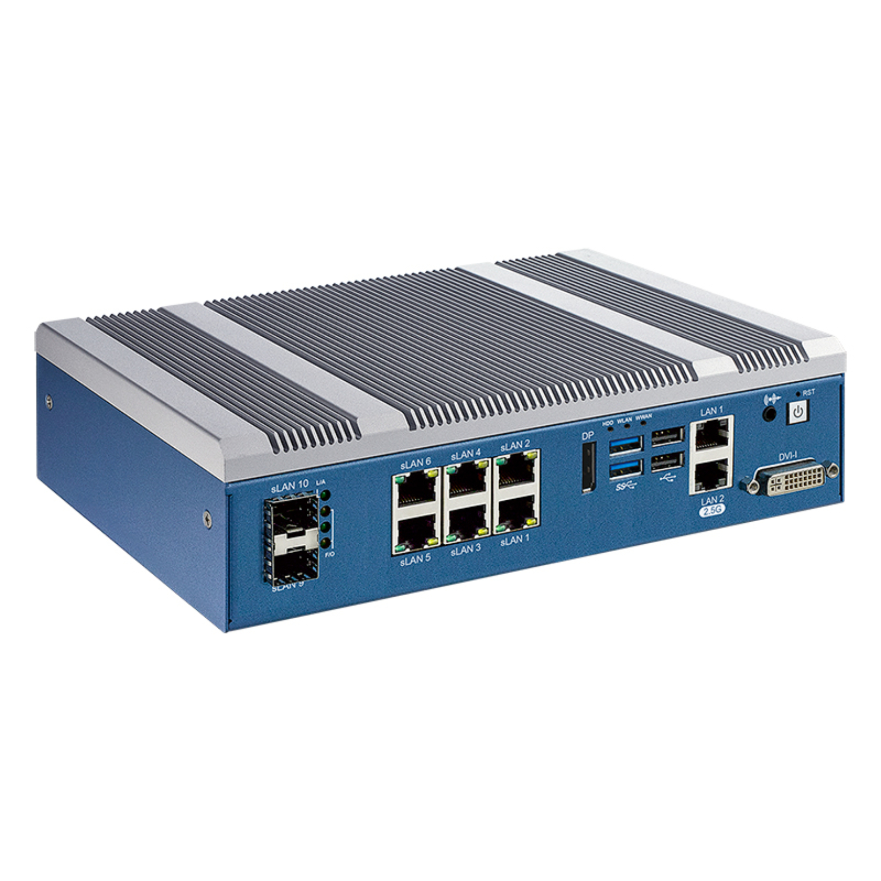 ESP1000 Industrial Fanless Edge Computer with LAN/SFP Switch