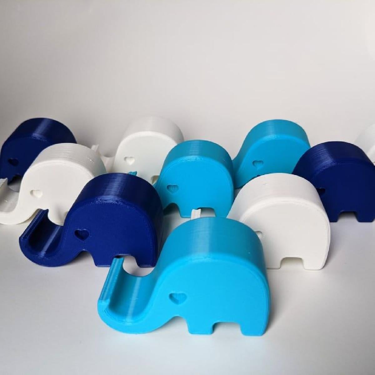 Imprimir STL Elephant Phone Holder Olhos do Coracao Modelo 3D 5237393
