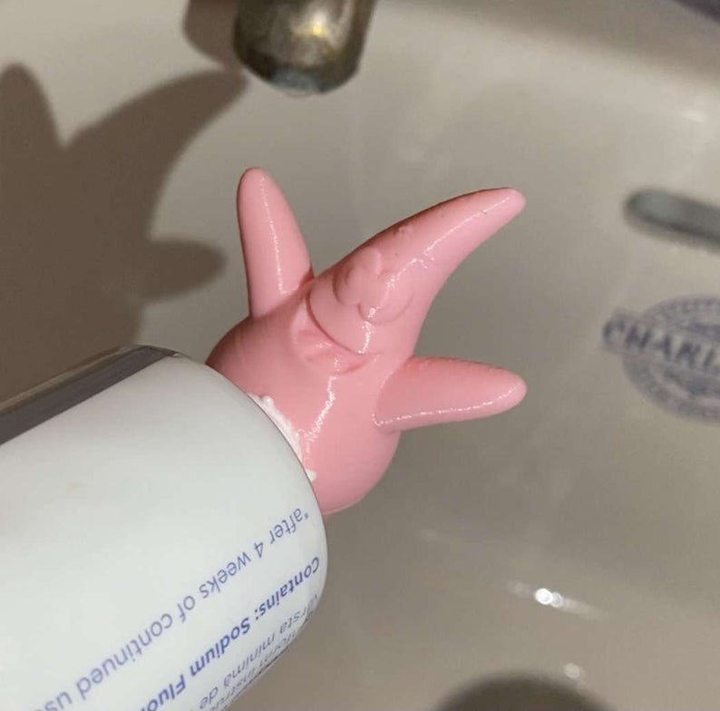 Patrick Pooping Toothpaste Topper ThingsIDesire