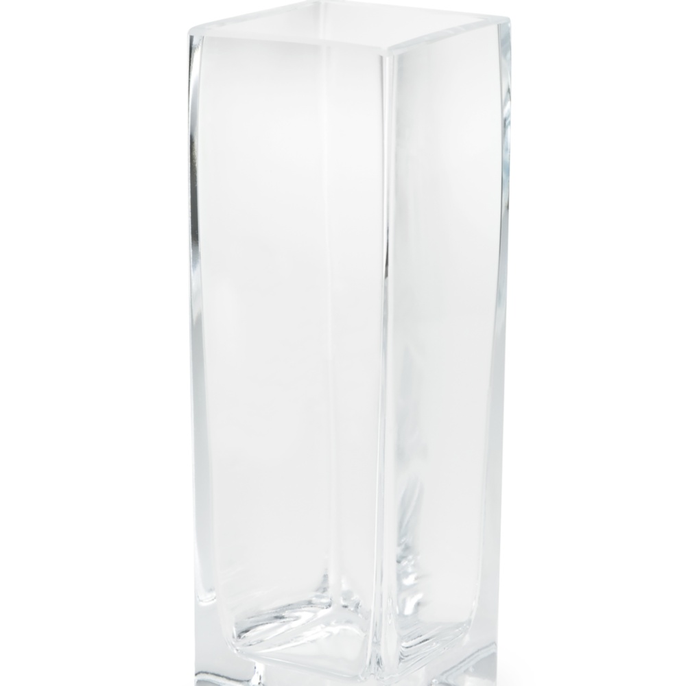 Main Image Engraved Tall Glass Vase