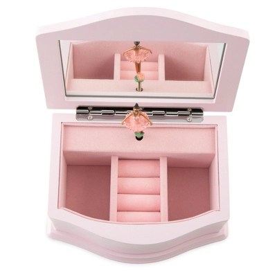 Girls Pink Musical Jewelry Box