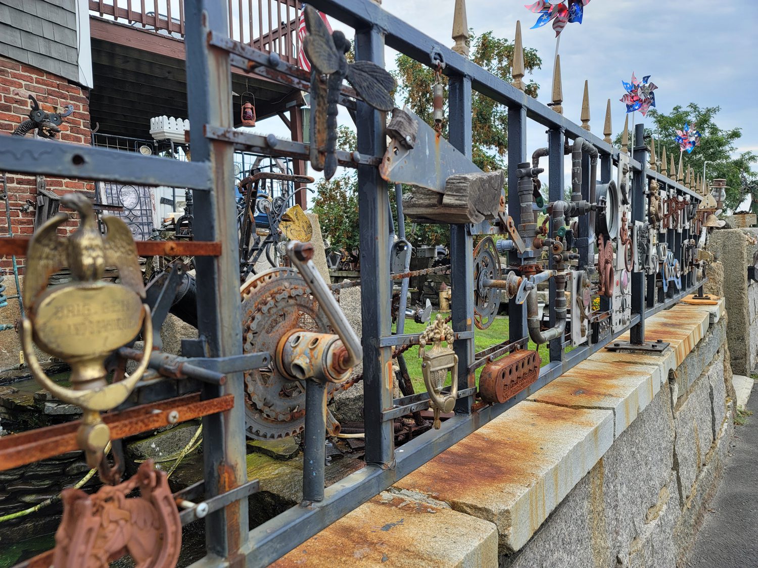 Herb Mackey's Metal Sculpture Yard Off the beaten path in Salem, MA