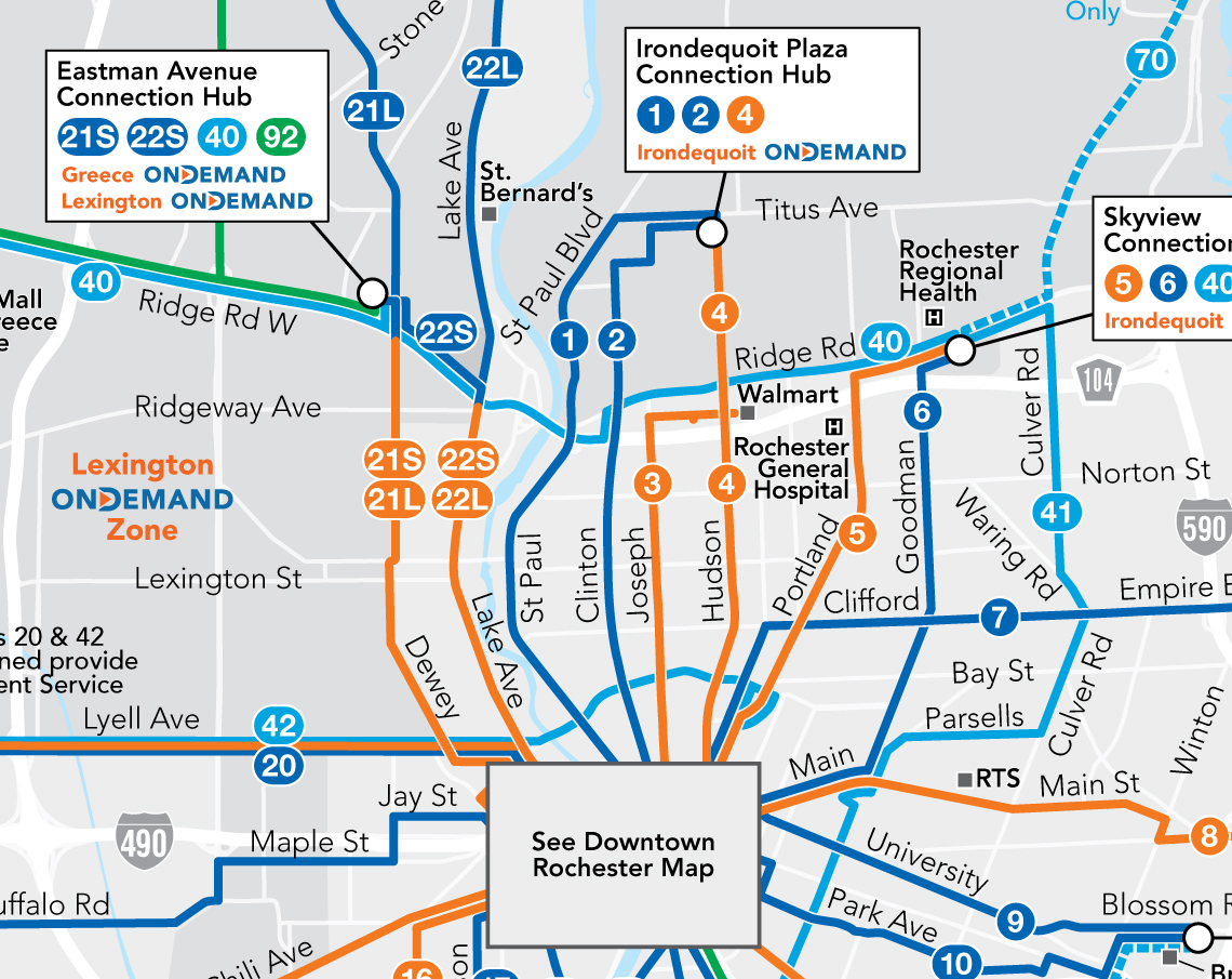 Rts Maps And Schedules THINK Graphic Design