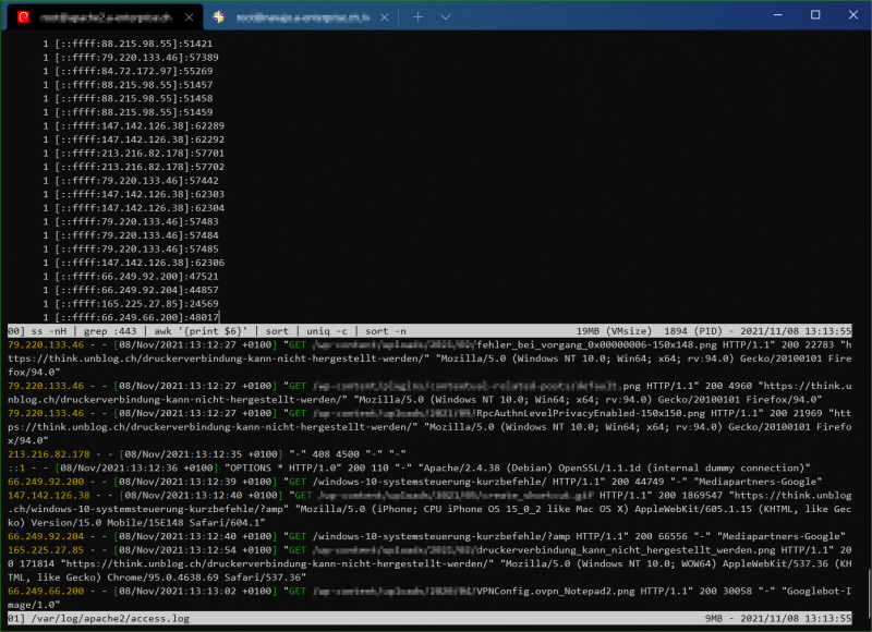 How to view network connections realtime using netstat and ss UNBLOG