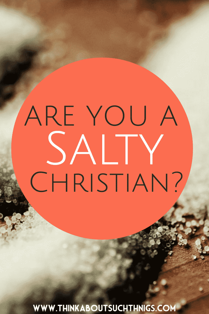 Are you a Salty Christian? Think About Such Things