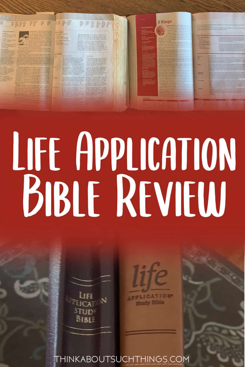 The New Life Application Study Bible Review (NIV) Think About Such Things