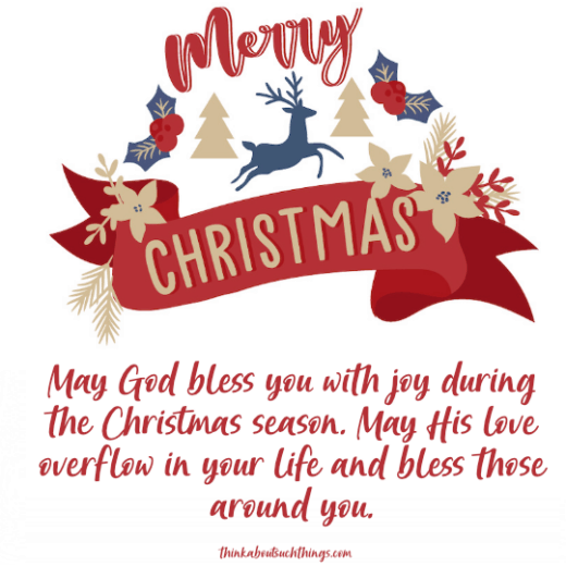 27 Christmas Blessings To Share During The Holidays [With Images] Think About Such Things