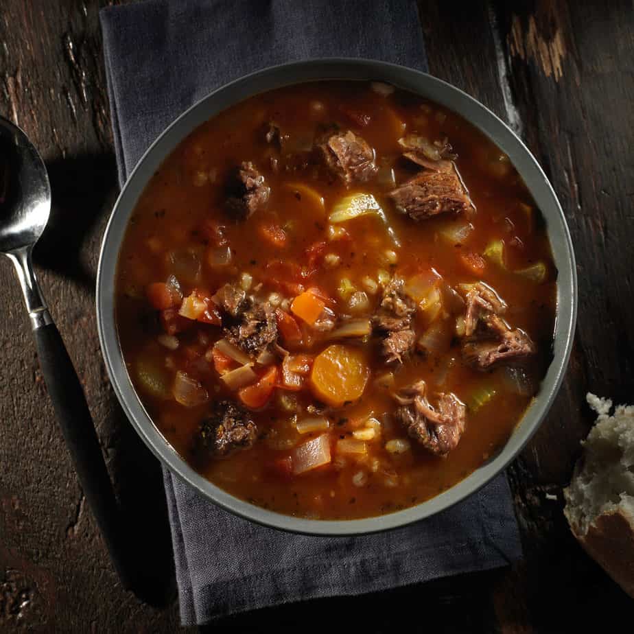 Quick Beef and Barley Soup ThinkBeef