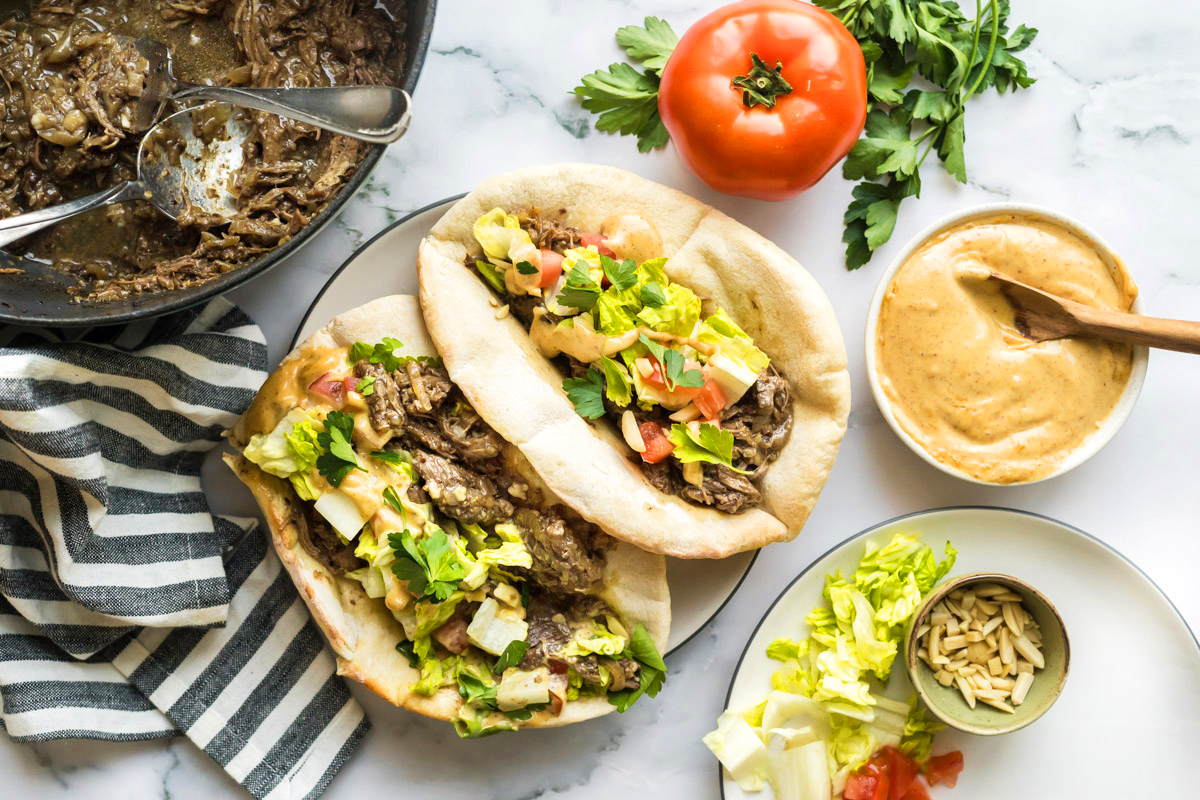 Sumac Beef with Tahini Sauce ThinkBeef