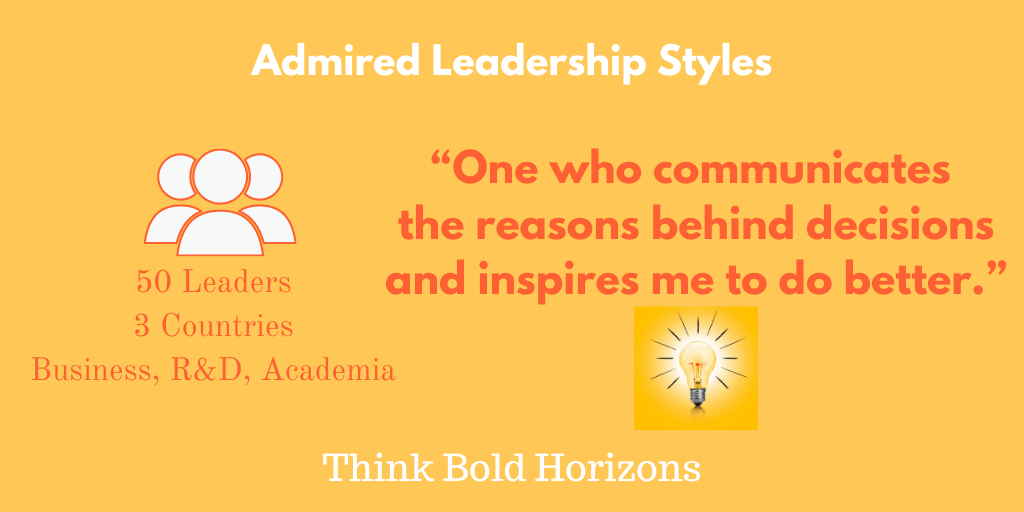 What Are Admired Leadership Styles (2021) Think Bold Horizons