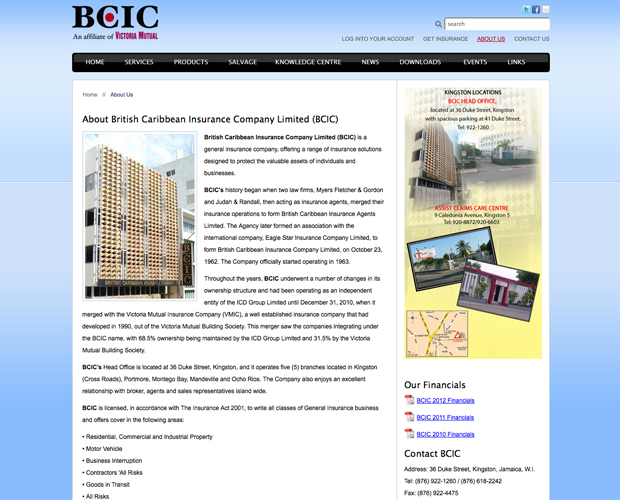 British Caribbean Insurance Company (BCIC)