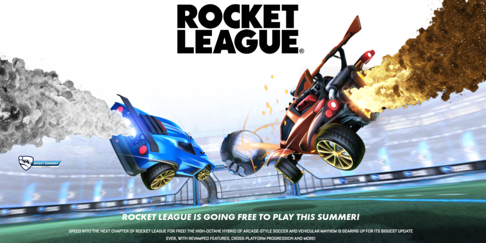 Rocket League goes freetoplay on Epic Games Store, comes with a 10