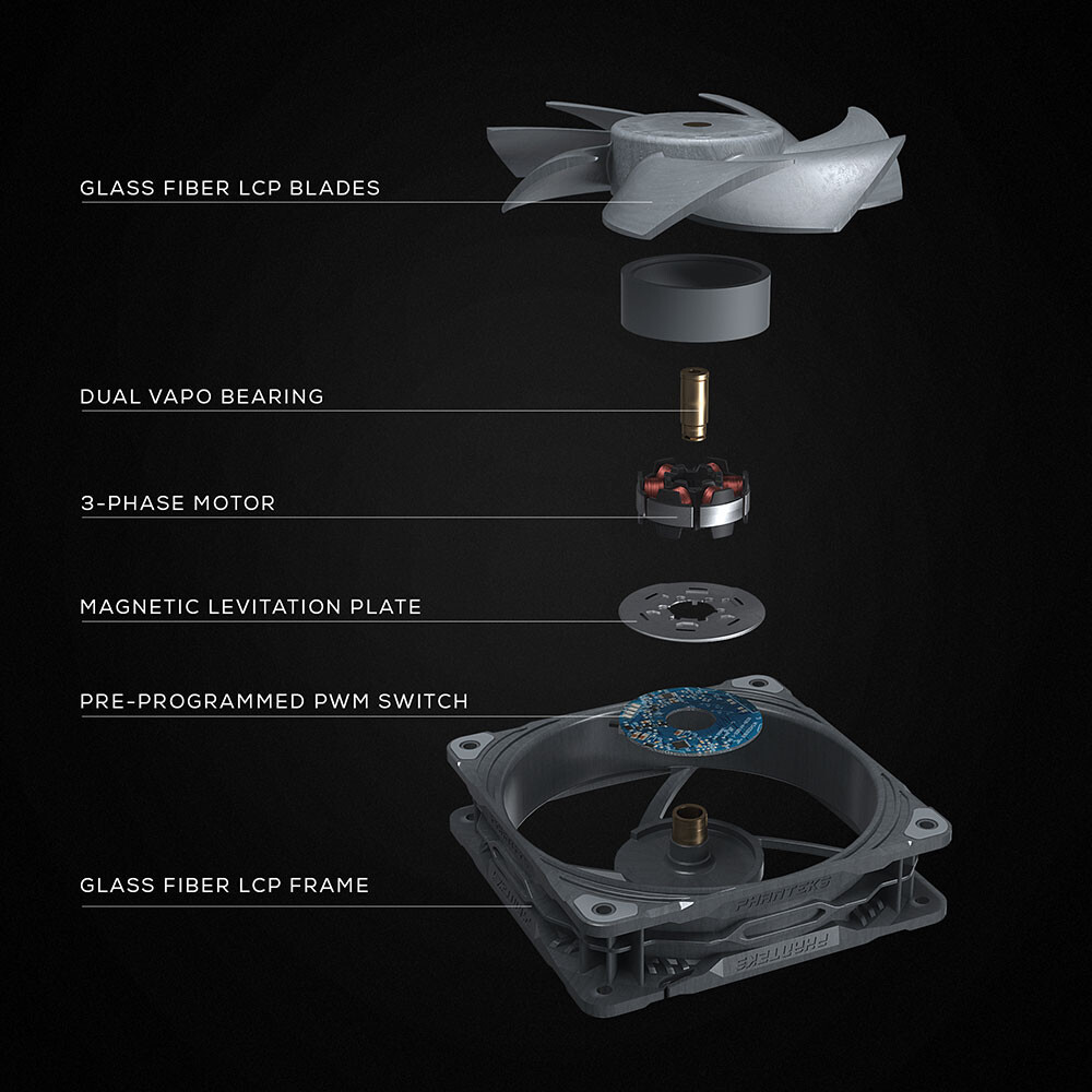 Phanteks Introduces The New T30 Ultimate Fan and Glacier One 240 T30