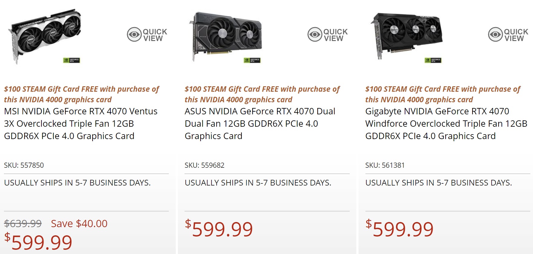 MicroCenter Is Now Offering 100 Steam Gift Cards With All GeForce RTX