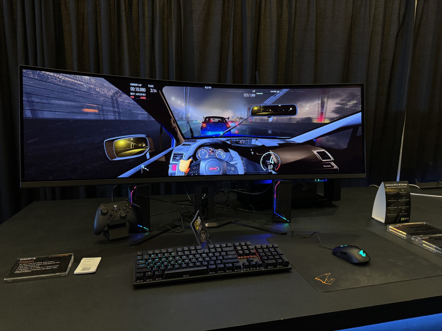 CES 2024 - Looking At New AORUS OLED Monitor's from Gigabyte