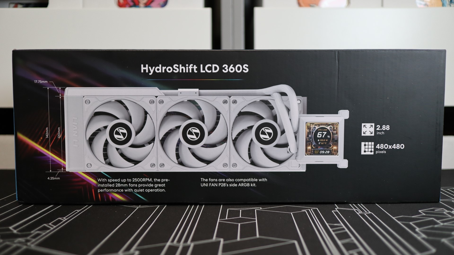 Lian Li HydroShift LCD 360S Liquid CPU Cooler Review | ThinkComputers.org