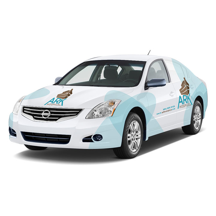 ARK Hospice Car Wrap THINK