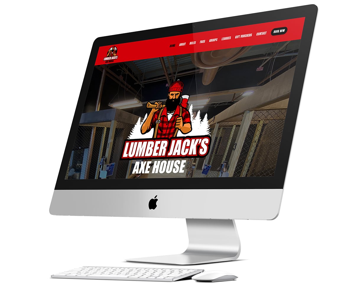 Lumber Jack's Axe House Think Different Designs Small Business