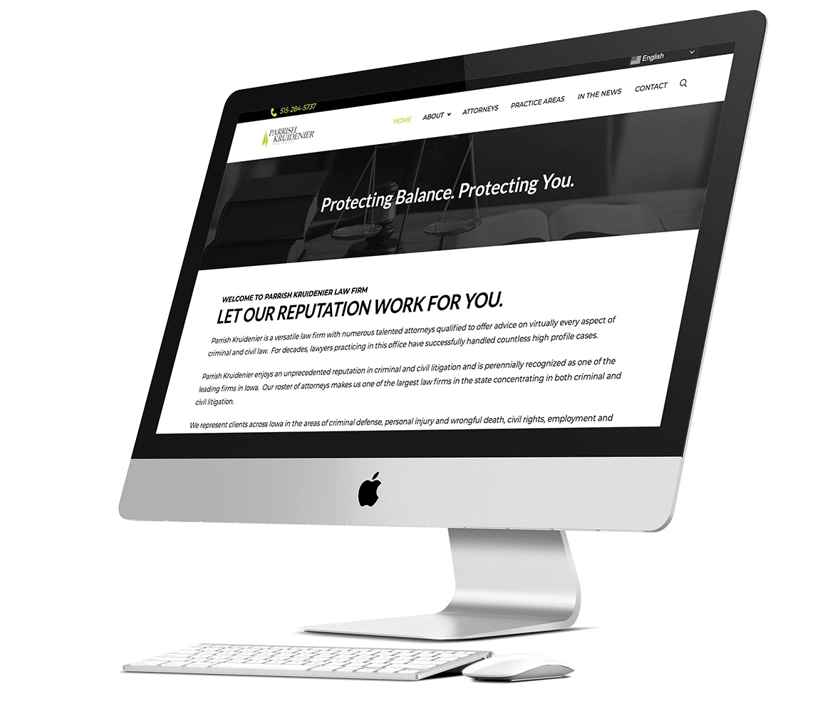 Parrish Kruidenier Law Firm Think Different Designs Small Business