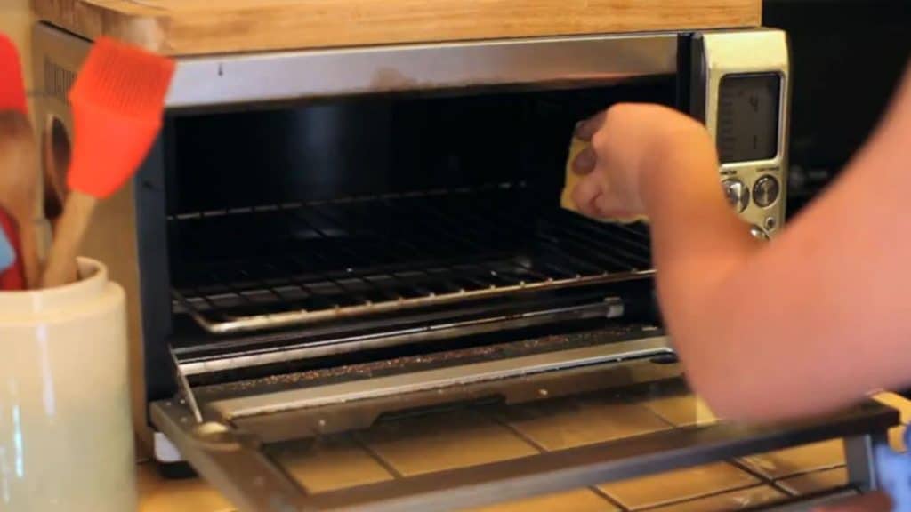 How to clean toaster oven?