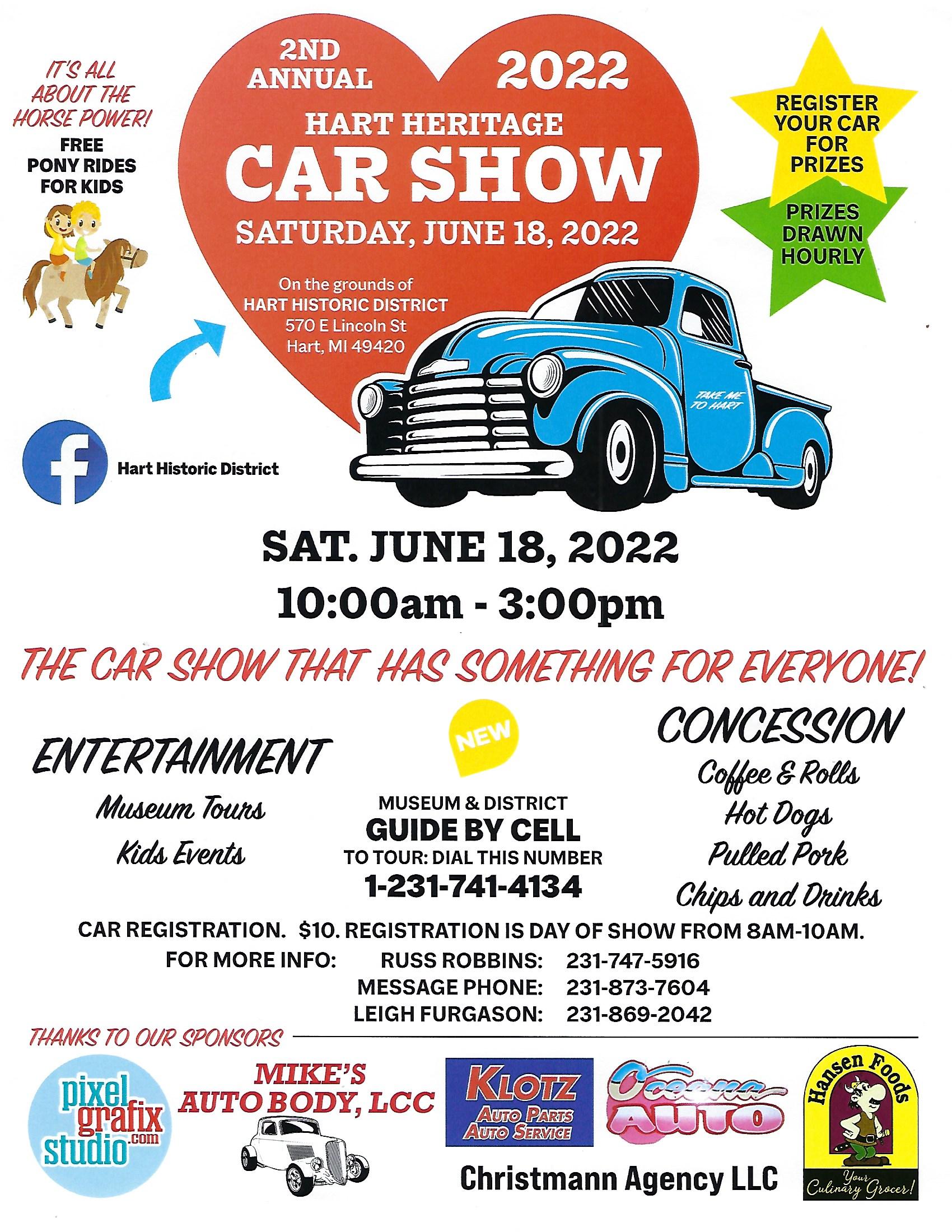 Hart Heritage Car Show Think Dunes Silver Lake Sand Dunes