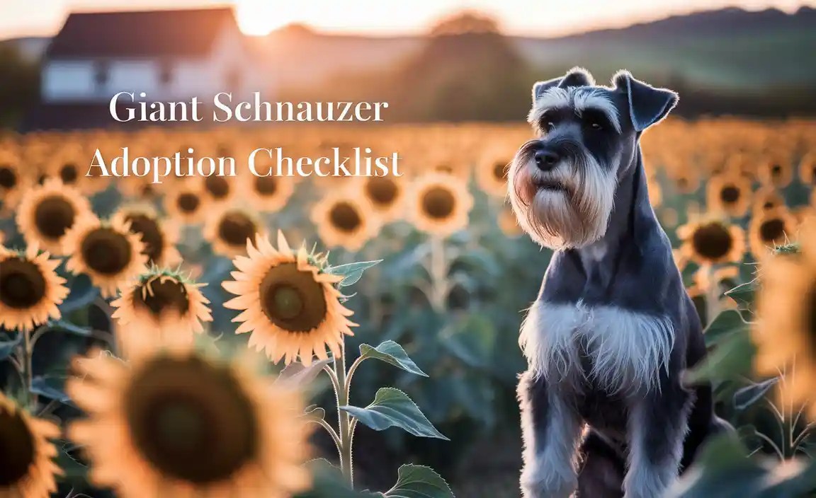 Giant Schnauzer Adoption Checklist
