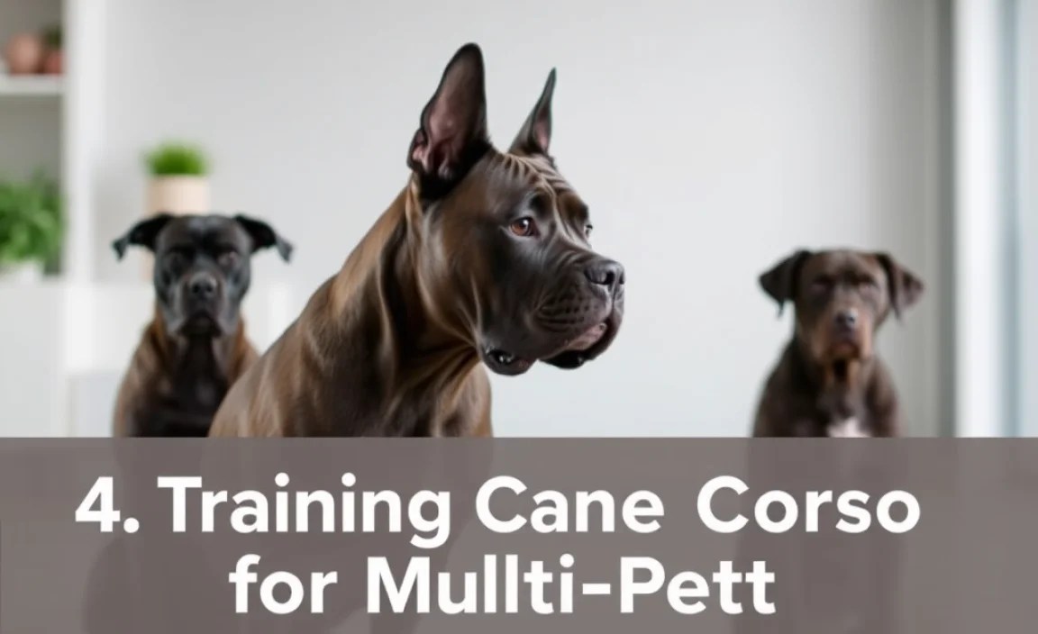 4. Training Cane Corso for Multi-Pet Environments
