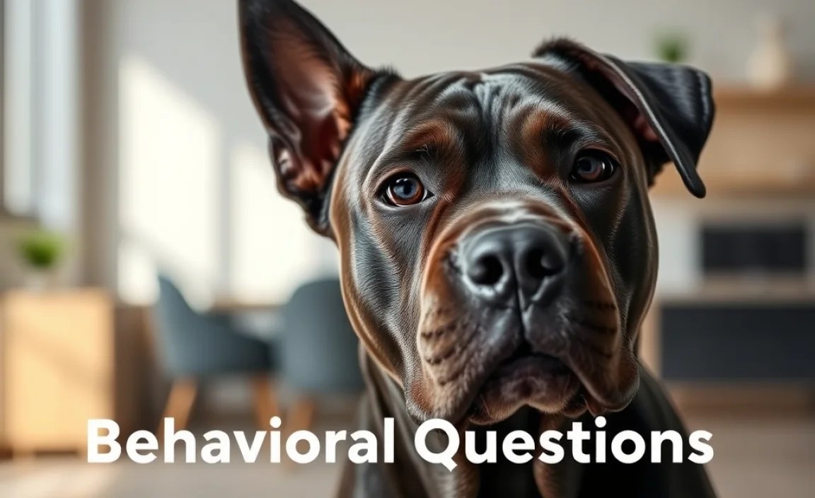Behavioral Concerns and Training Guidance