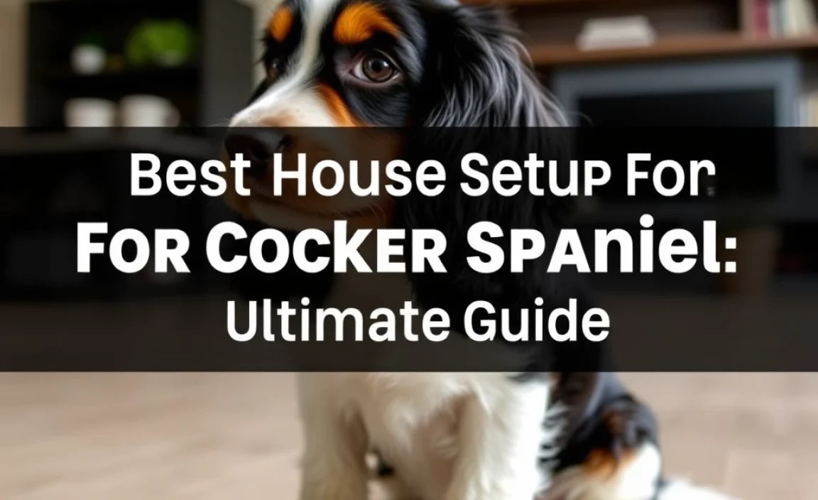 Best House Setup For Cocker Spaniel: Ultimate Guide