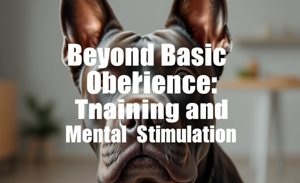 Beyond Basic Obedience: Advanced Training and Mental Stimulation