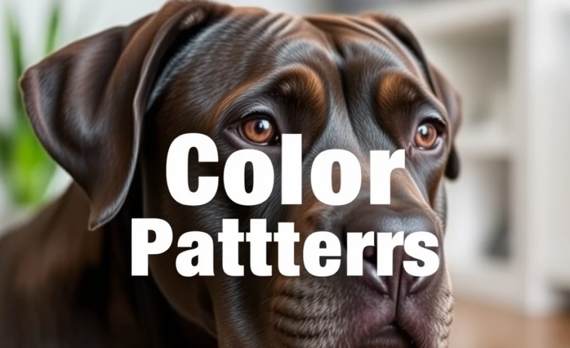 Cane Corso Color Patterns
