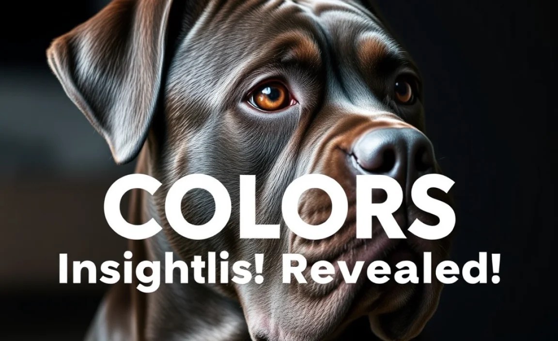 Cane Corso Color Variations