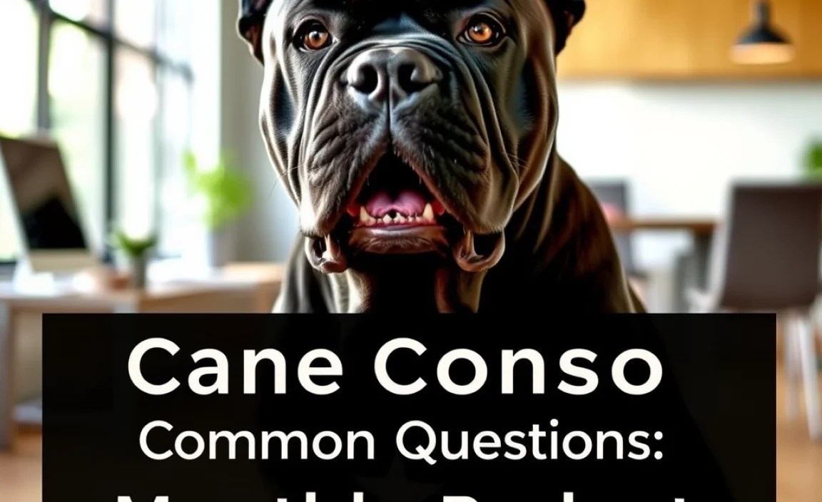 Cane Corso Common Questions: Monthly Budget Guide
