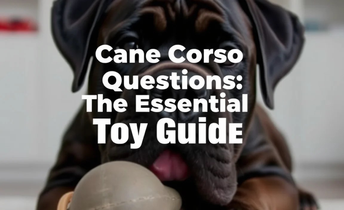 Cane Corso Common Questions: The Essential Toy Guide