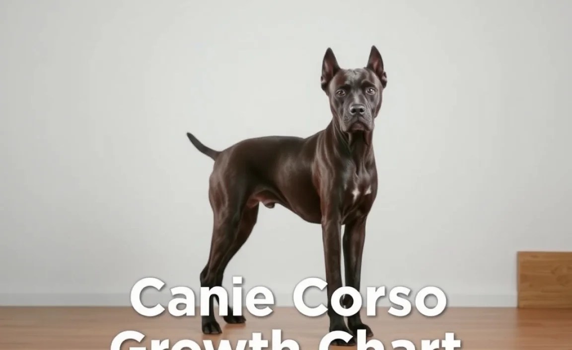 Cane Corso Growth Chart: Height Expectations