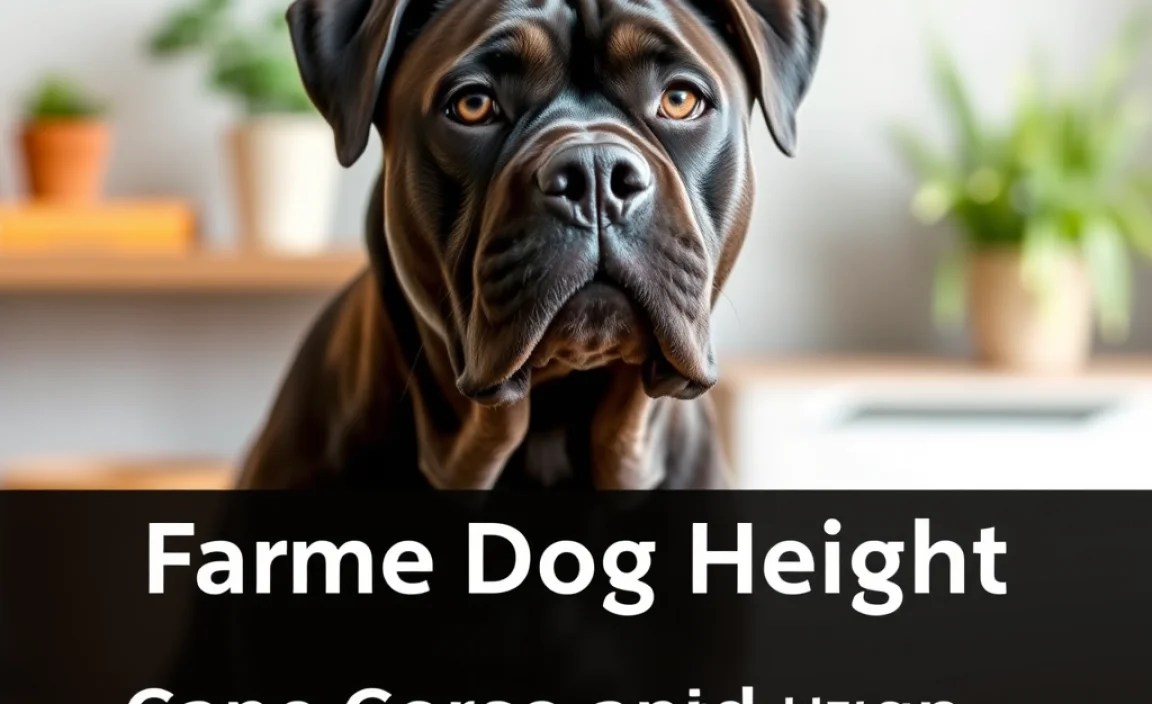 Cane Corso Height and Farm Functionality