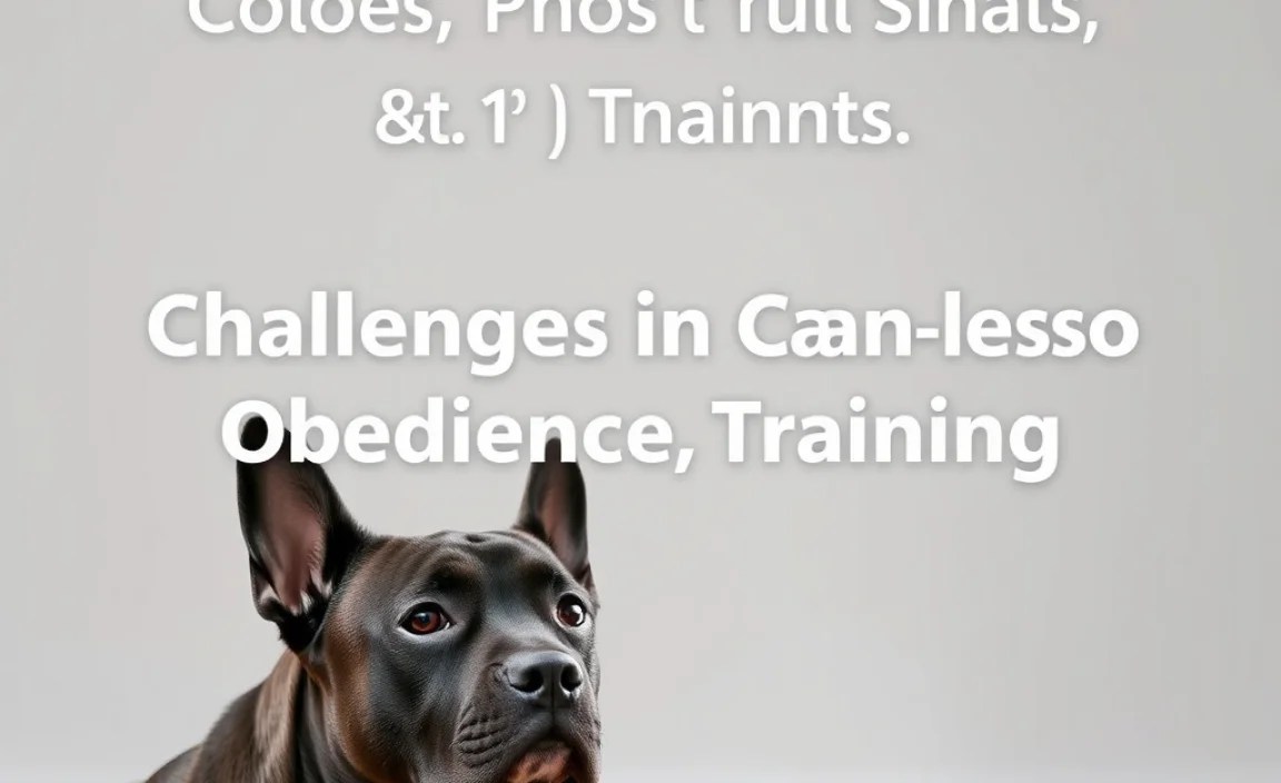 Challenges in Cane Corso Obedience Training