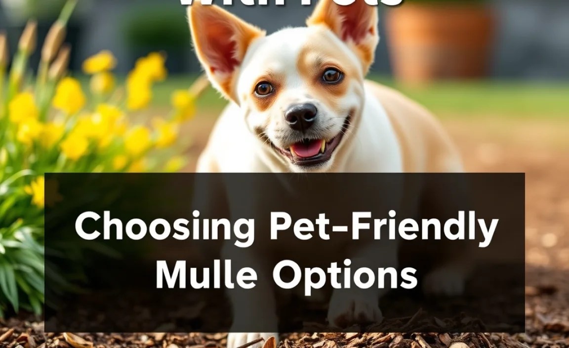 Choosing Pet-Friendly Mulch Options